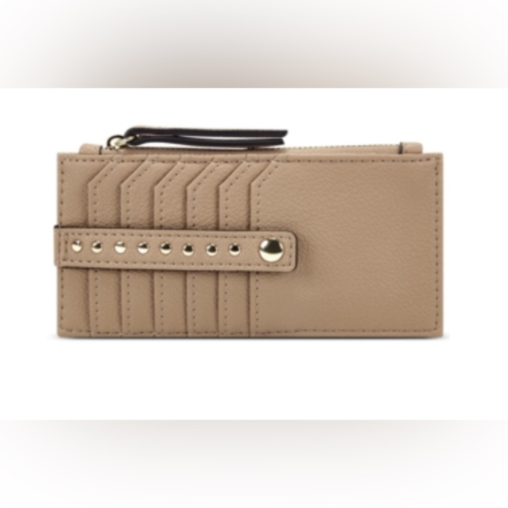 NWT I.n.c. International Concepts Hazell Cardcase, Created for Macy's -INC Camel
